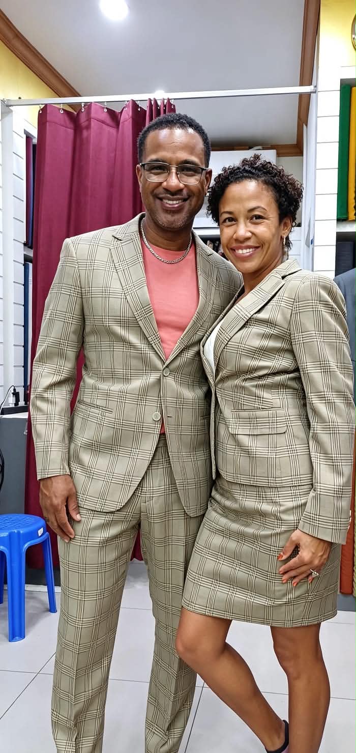 Couple Plaid Tailoring