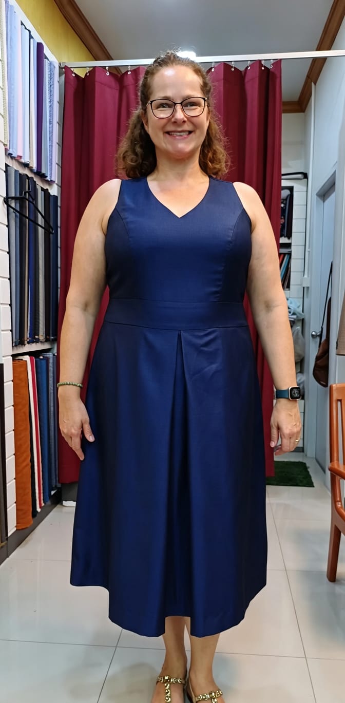 Navy Blue Formal Dress